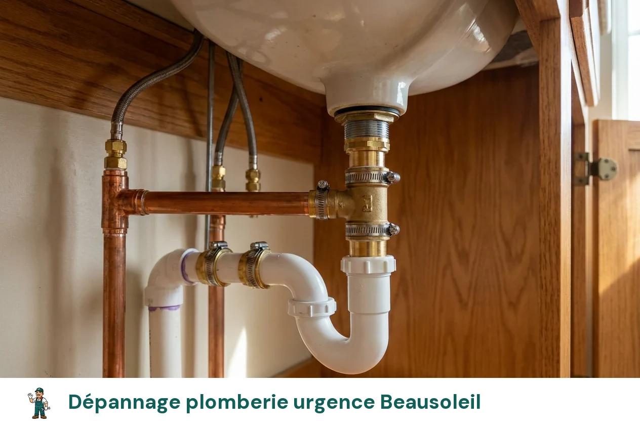 Dépannage plomberie urgence à Beausoleil