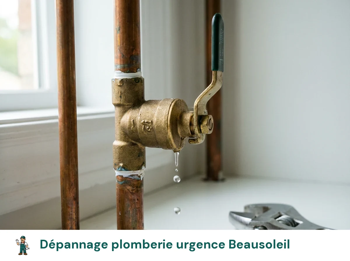 Dépannage plomberie urgence à Beausoleil