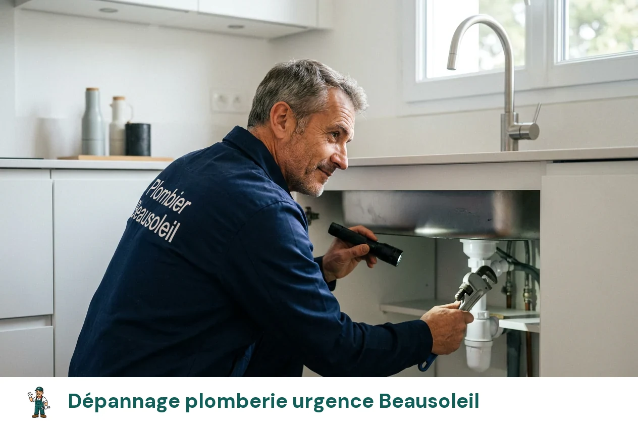 Dépannage plomberie urgence à Beausoleil