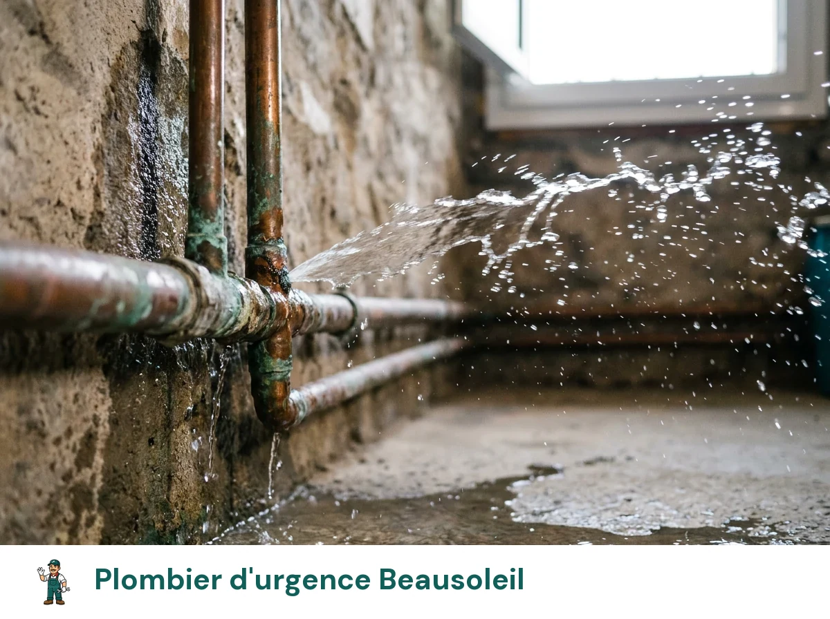 Plombier d'urgence à Beausoleil