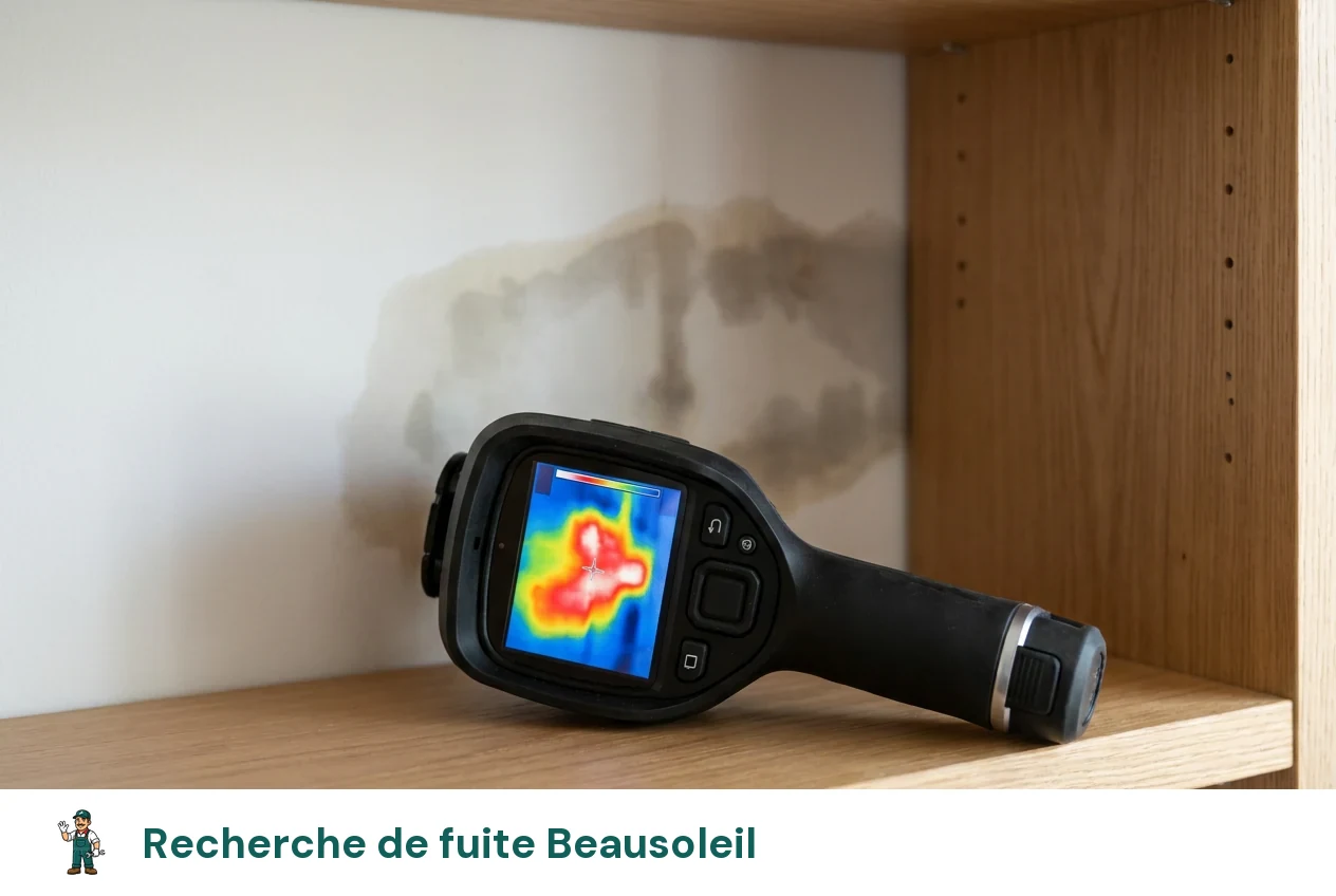 Recherche de fuite à Beausoleil
