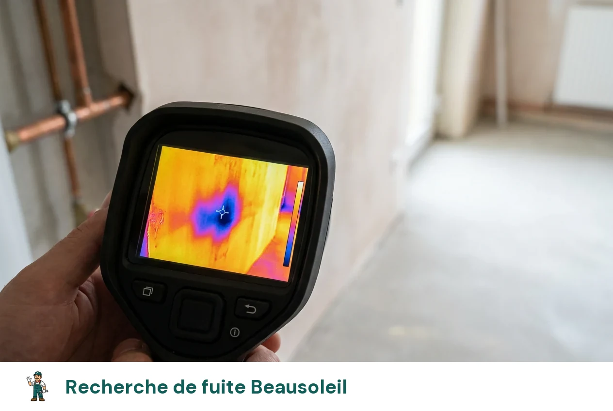 Recherche de fuite à Beausoleil