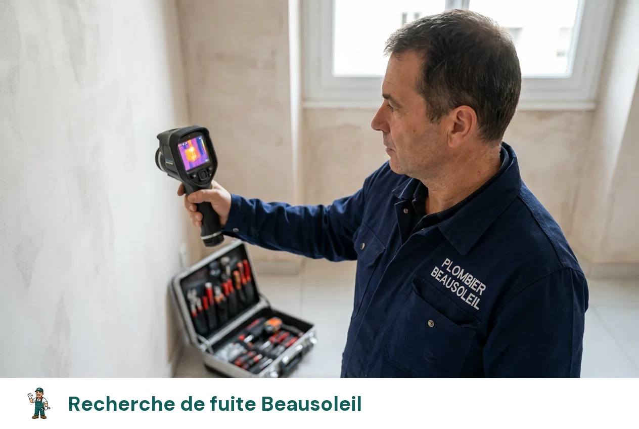 Recherche de fuite à Beausoleil