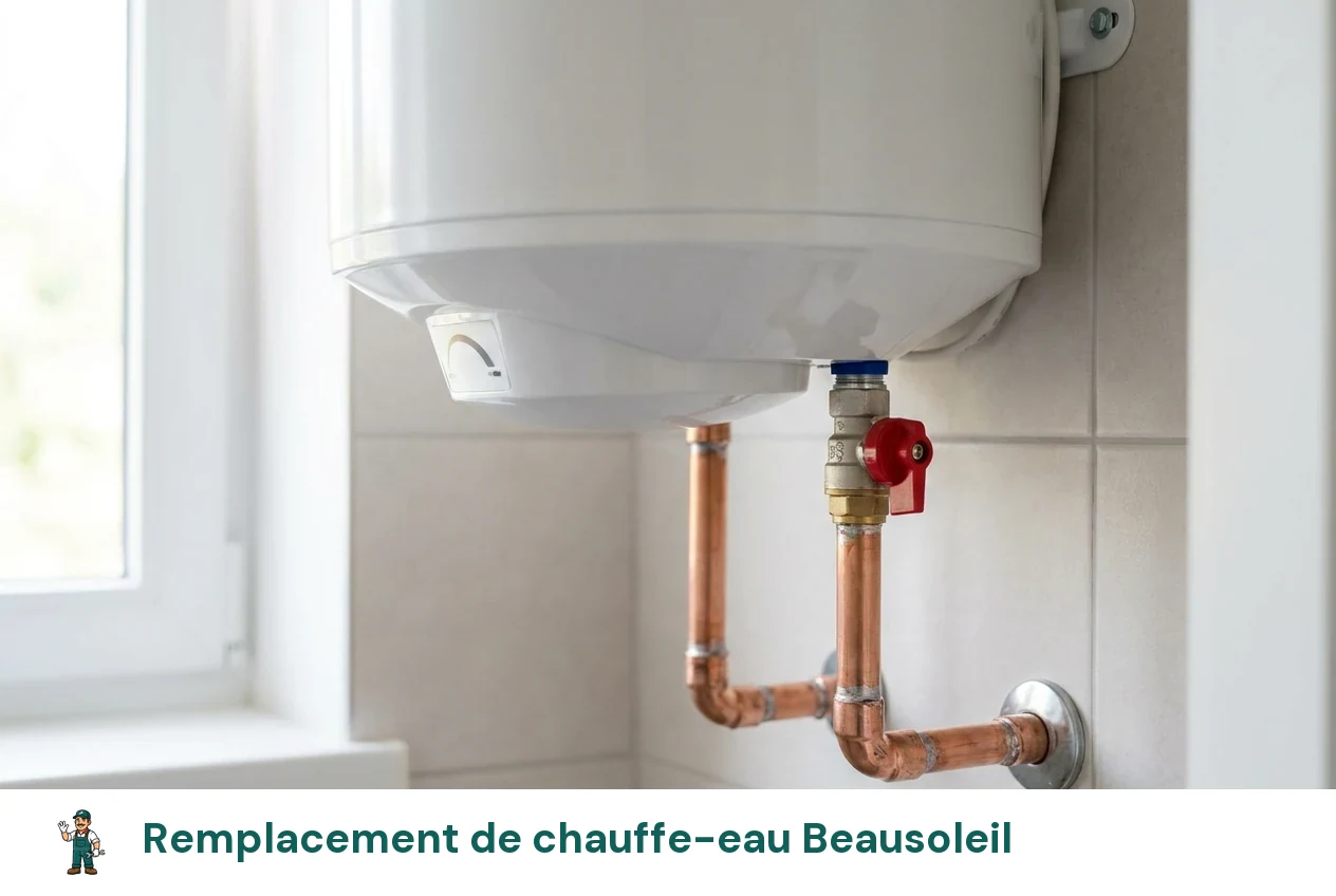Remplacement de chauffe-eau à Beausoleil