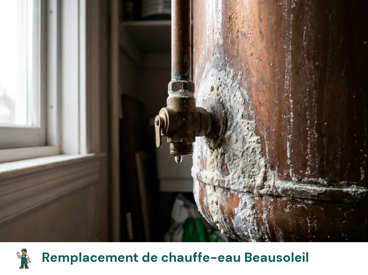 Remplacement de chauffe-eau à Beausoleil