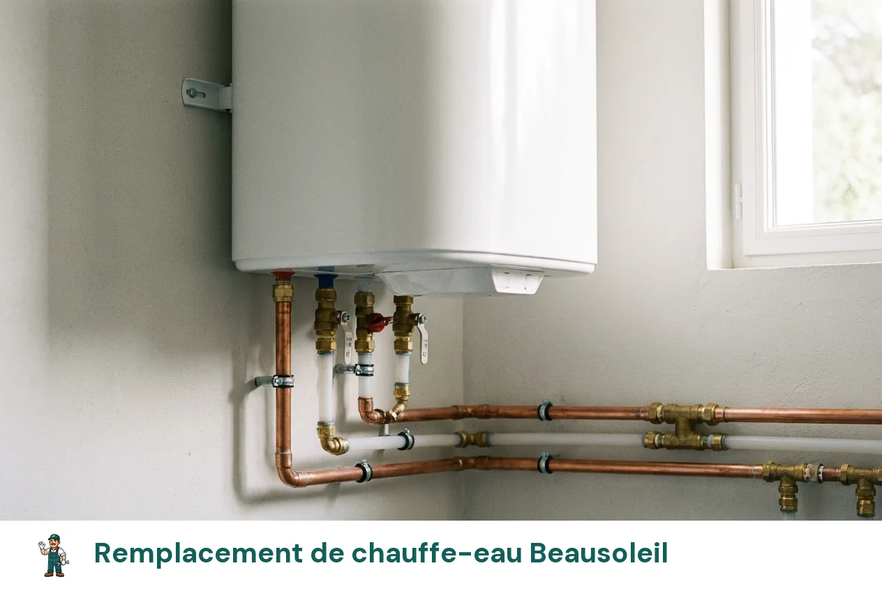 Remplacement de chauffe-eau à Beausoleil