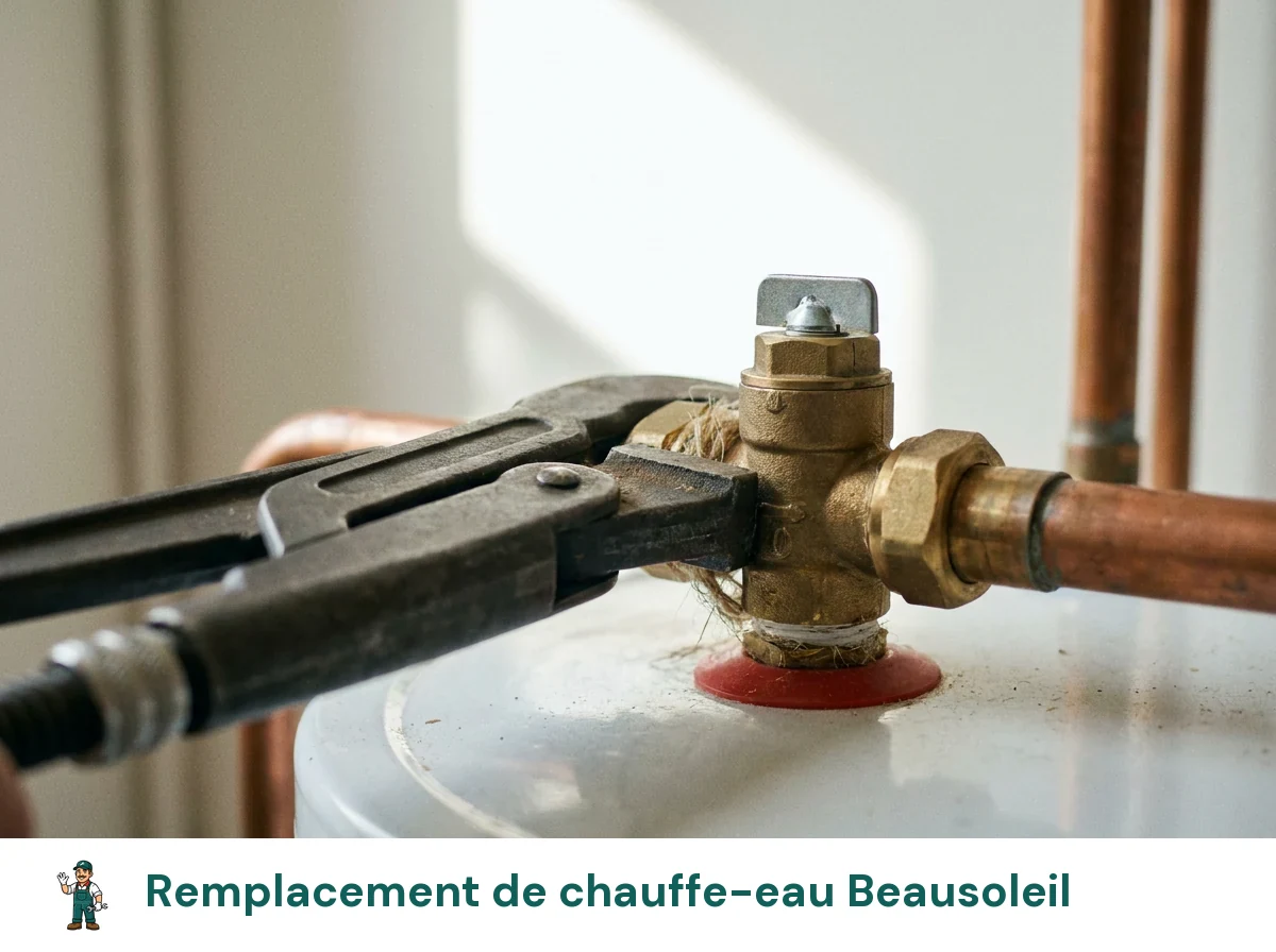 Remplacement de chauffe-eau à Beausoleil