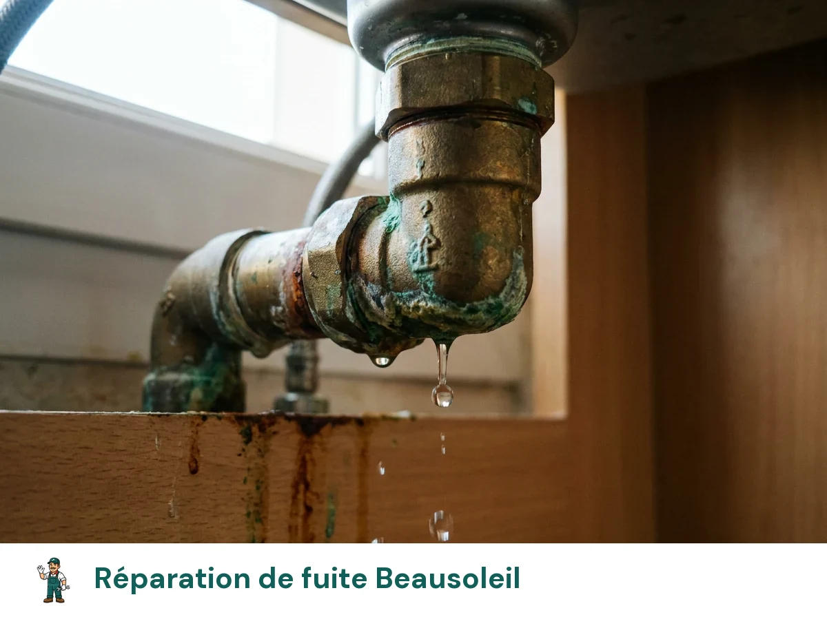 Réparation de fuite à Beausoleil