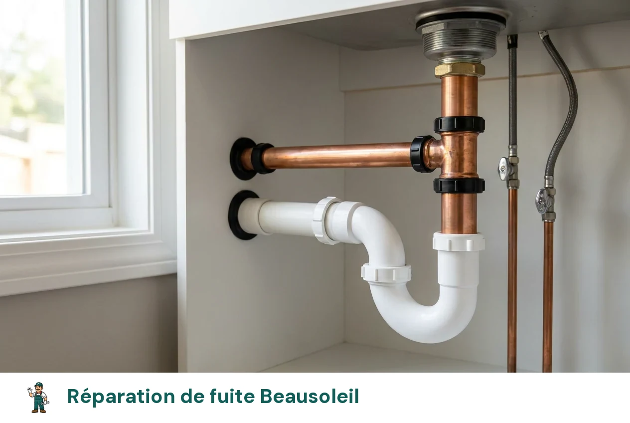 Réparation de fuite à Beausoleil