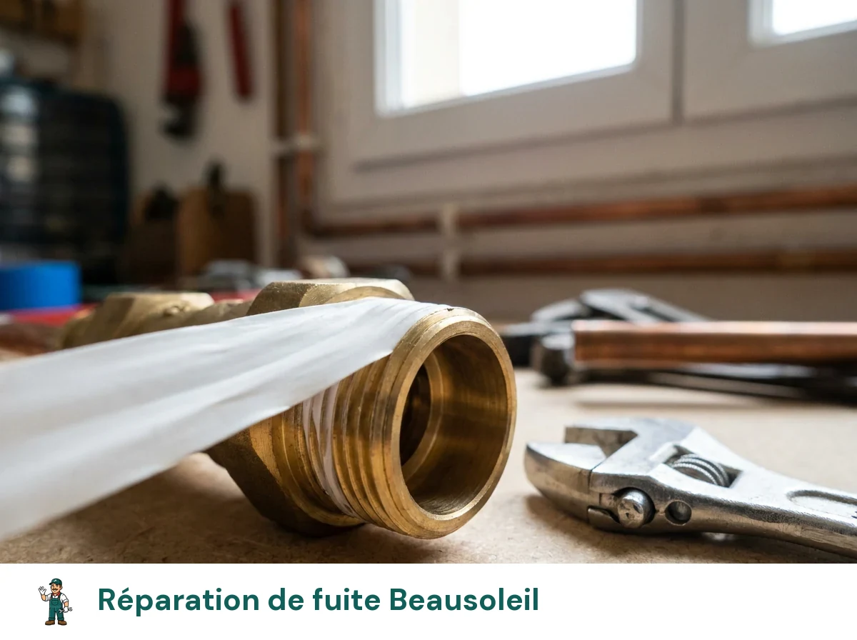 Réparation de fuite à Beausoleil