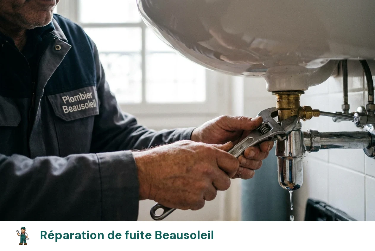 Réparation de fuite à Beausoleil